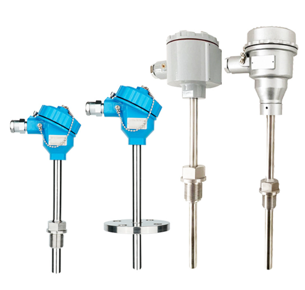 WRN-630工業(yè)用固定螺紋錐形保護(hù)管式熱電偶